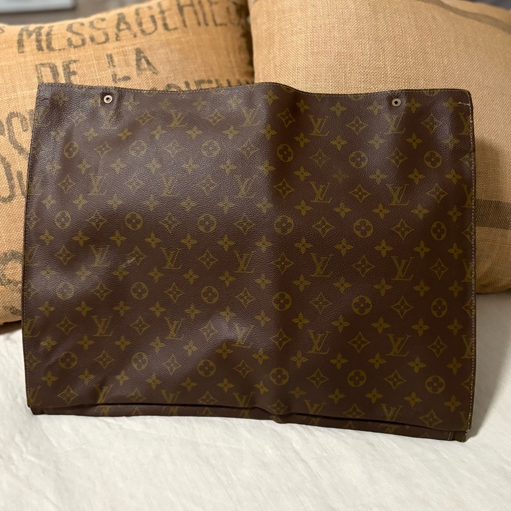 π― Guaranteed Authentic Louis Vuitton Vintage Luggage Garment Insert - Picture 3 of 9